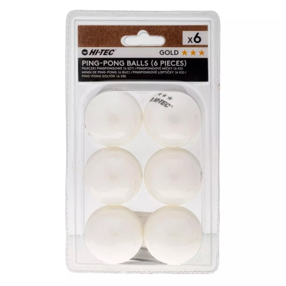 М'ячі для настільного тенісу Hi-Tec BALI SET2-WHITE