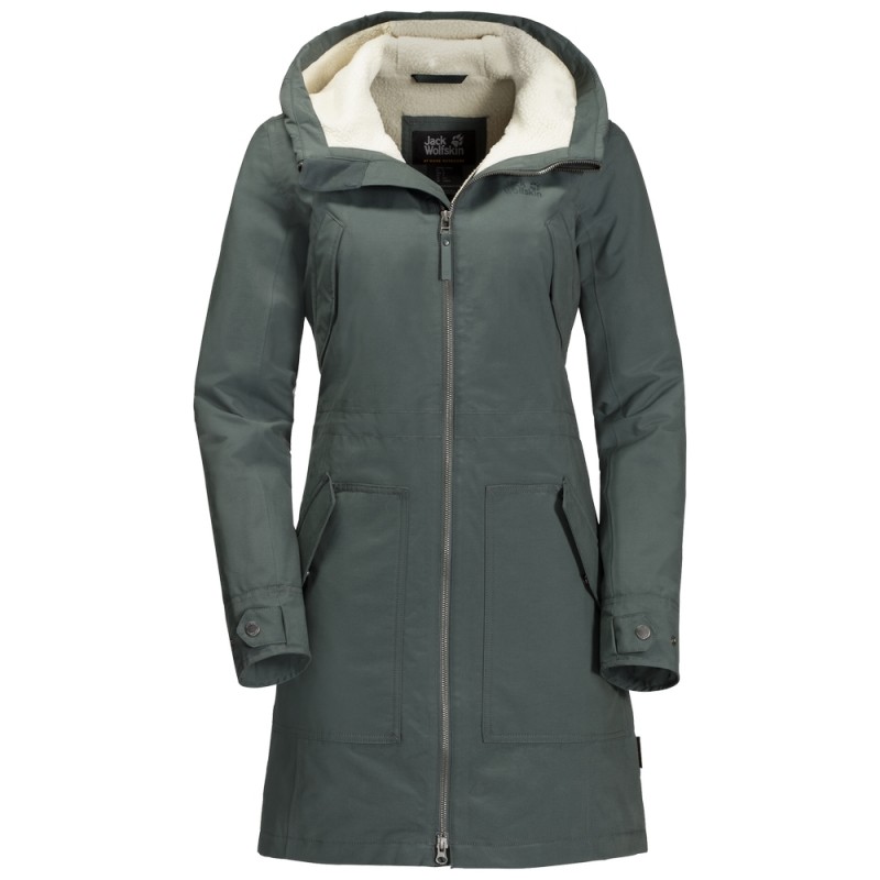 Полупальто женское Jack Wolfskin ROCKY POINT PARKA 1109372-6037