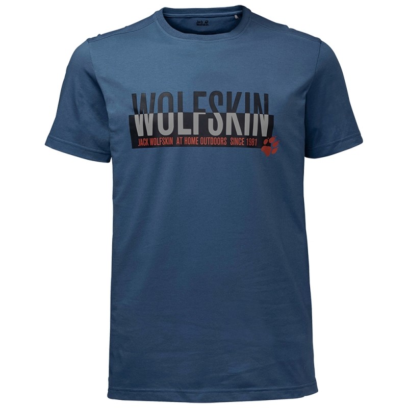 Футболка Jack Wolfskin Slogan T Men 1805641-1589