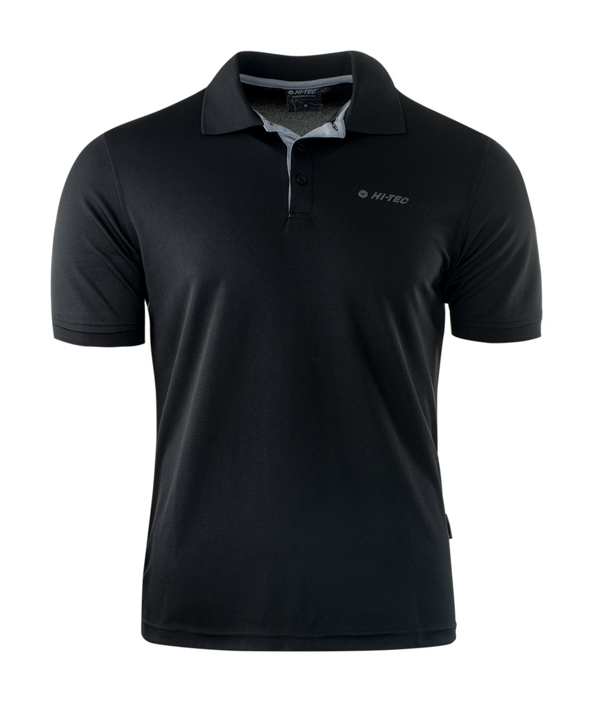 Чоловіче спортивне поло HI-TEC SITE-BLACK/SILVER