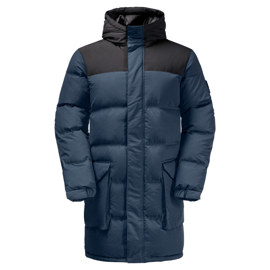 Полупальто мужское пуховое Jack Wolfskin ALEX LONG DOWN JKT M 1207251_1383