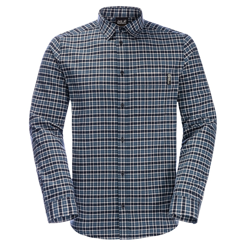 Чоловіча сорочка з довгим рукавом Jack Wolfskin BERGWEG SHIRT M 1403821_7630