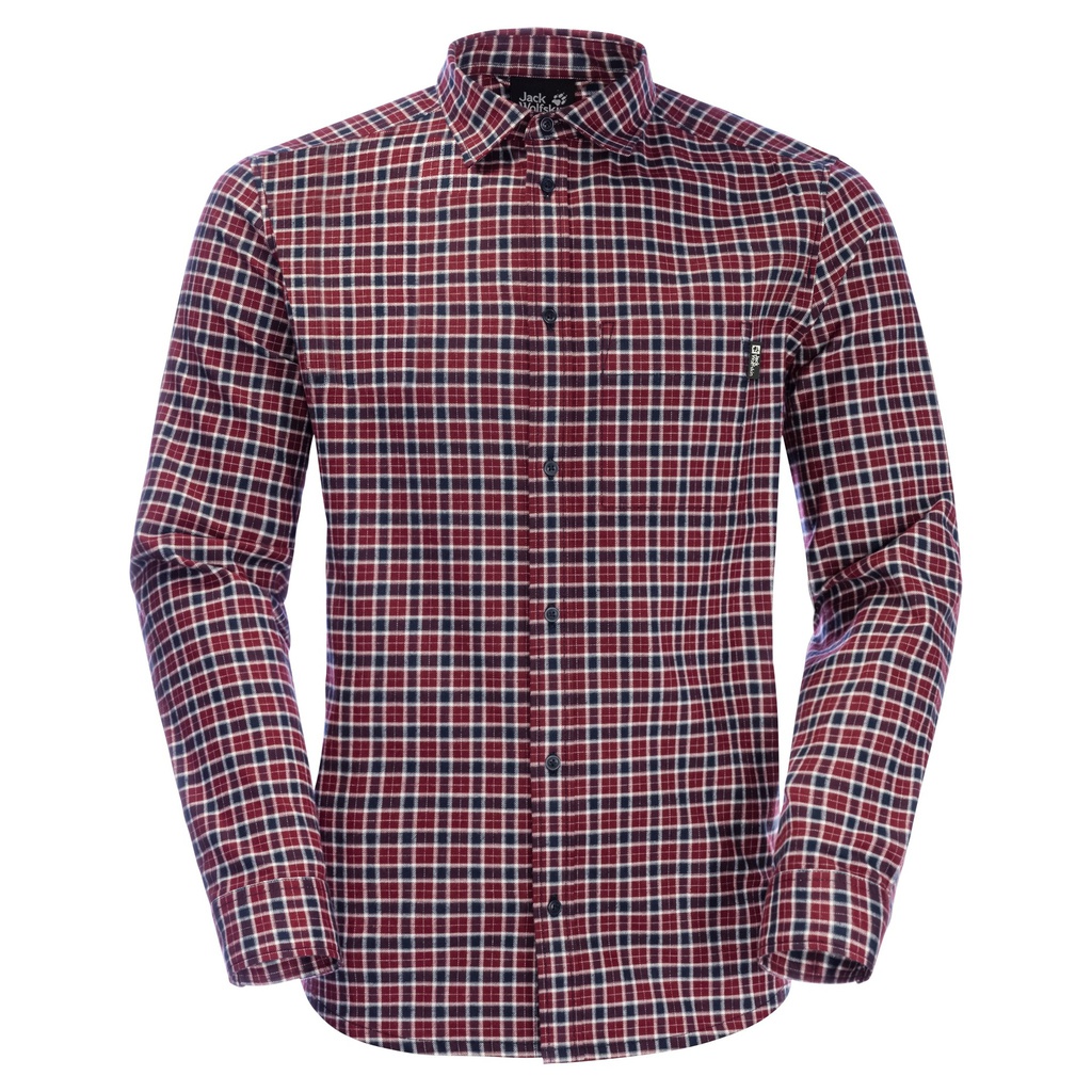 Рубашка с длинным рукавом Jack Wolfskin BERGWEG SHIRT M 1403821_8222