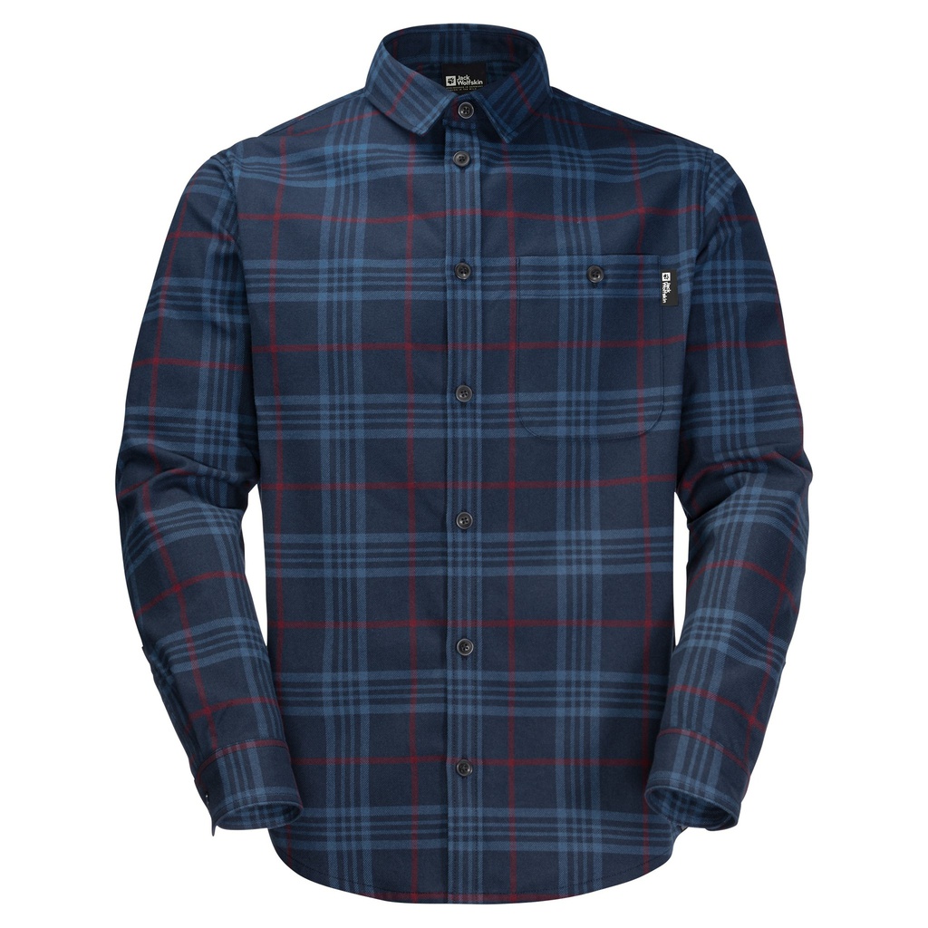 Чоловіча сорочка з довгим рукавом Jack Wolfskin CABIN VIEW SHIRT M 1403581_7881