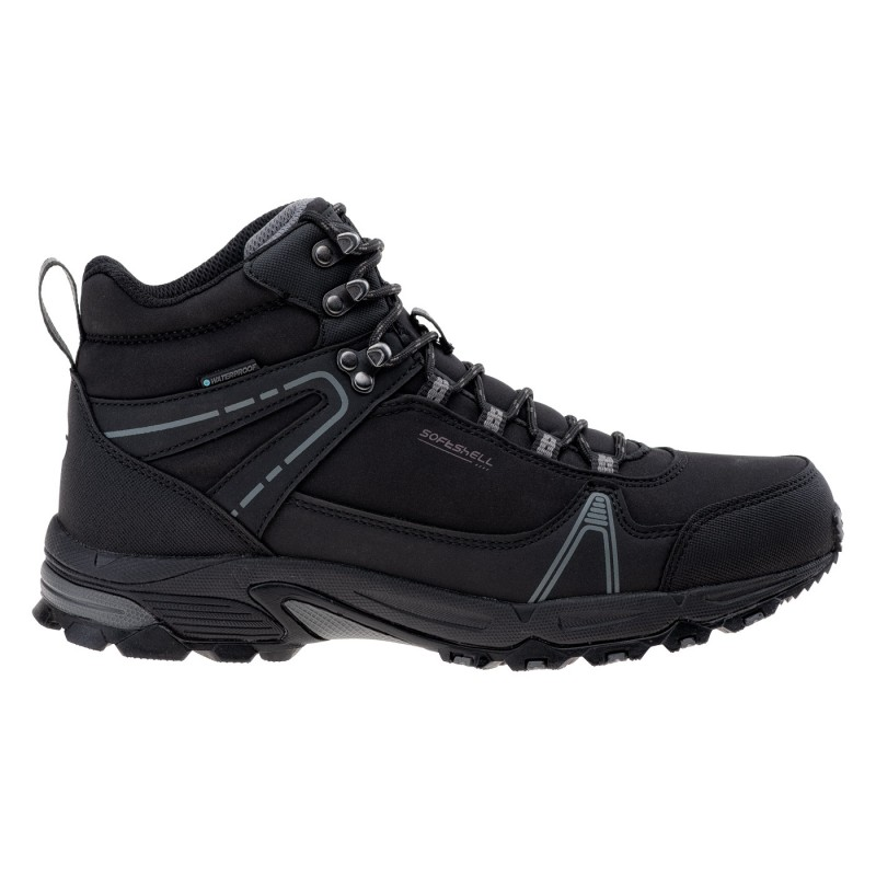 Мужские трекинговые ботинки HI-TEC HAPITER MID WP-BLACK/MID GREY