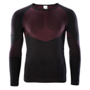 Лонгслів HI-TEC HIGLO TOP-BLACK/DARK RED