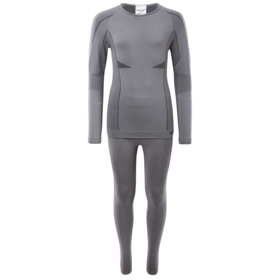 Детский комплект термобелья HI-TEC HIKRO SET JR-GREY/DARK GREY