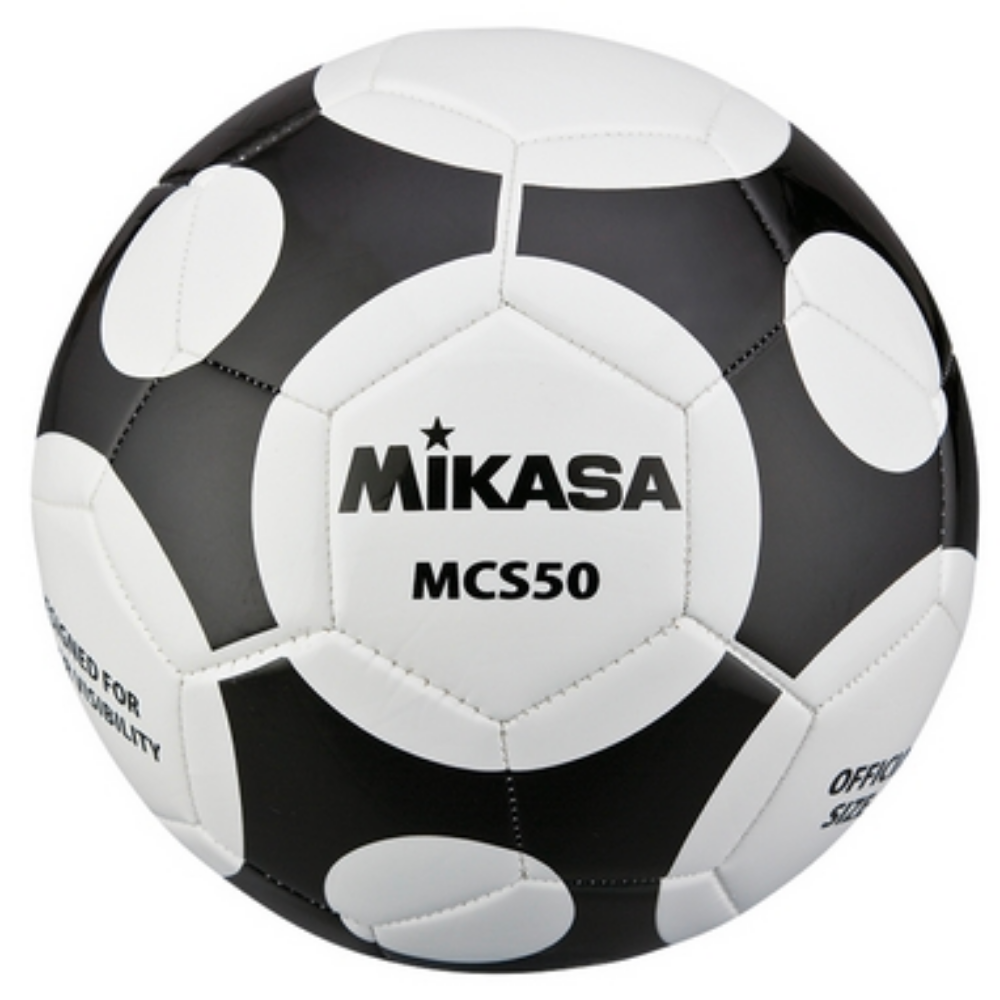 Мяч футбольный Mikasa MCS50-WBK