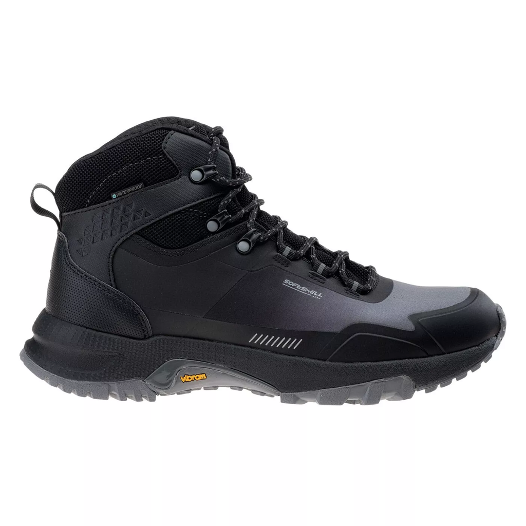 Чоловічі трекінгові черевики HI-TEC HAHAJI MID WP V-BLACK/MID GREY