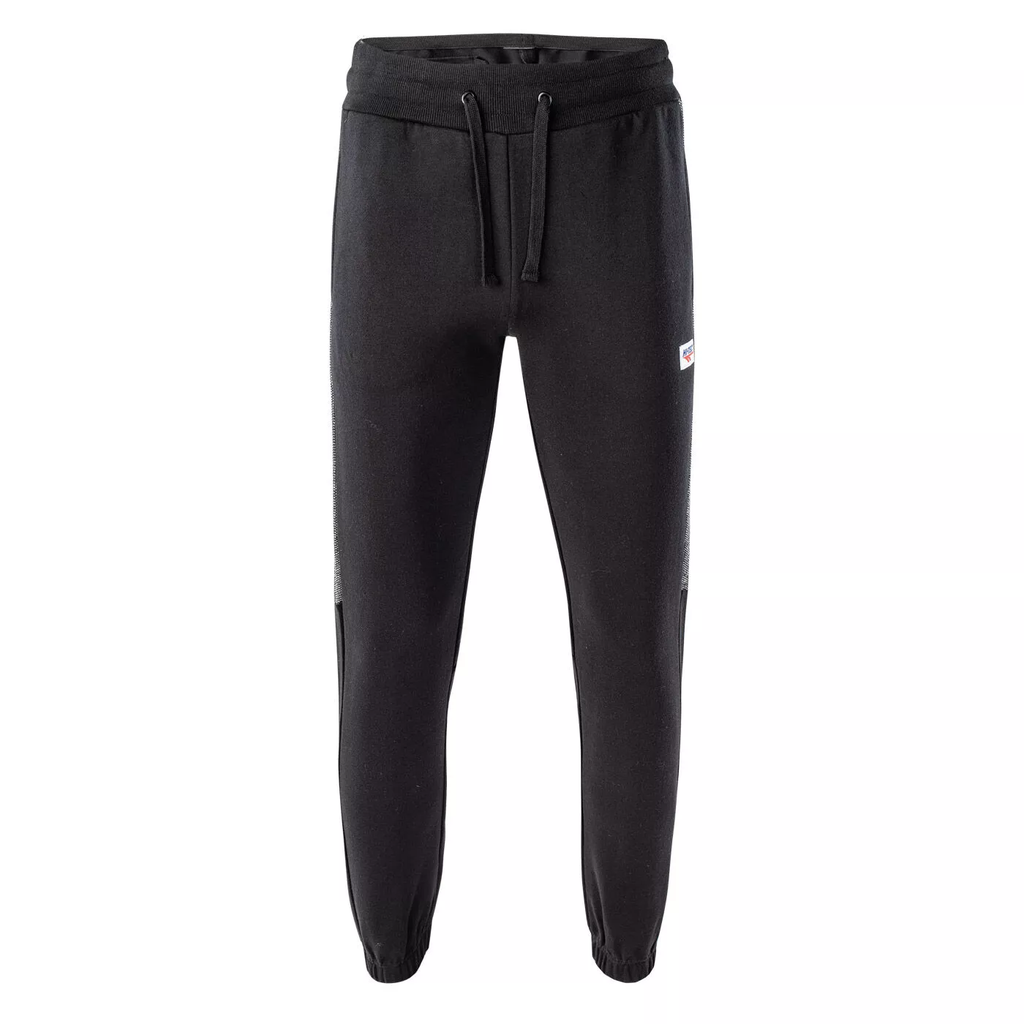 Чоловічі спортивні штани HI-TEC NYAN II-BLACK/BLACK MELANGE