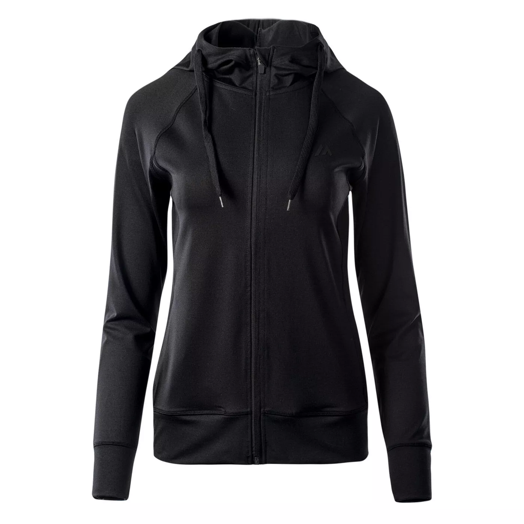 Женская спортивная кофта MARTES LADY CYRA-BLACK