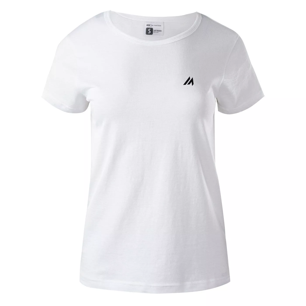 Женская футболка MARTES ESSENTIALS LADY MANDO-BRIGHT WHITE