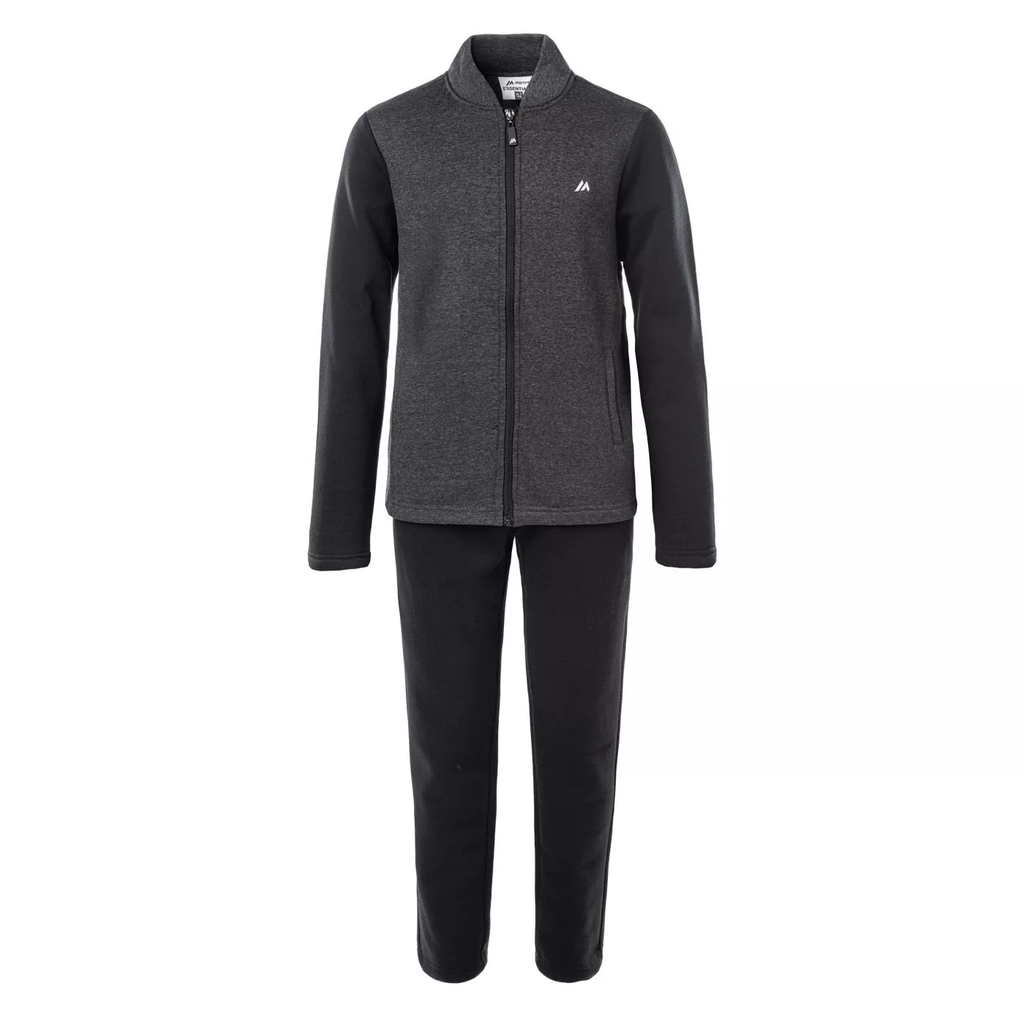 Дитячий спортивний костюм MARTES ESSENTIALS MALO JRB SET-BLACK/DARK GREY