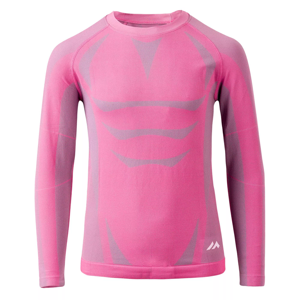 Дитячий лонгслів MARTES GRADO JR-SHARKSKIN/HOT PINK