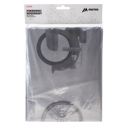 [ACHOS-SILVER/BLACK-OS] Чехол-накидка на велосипед MARTES ACHOS-SILVER/BLACK