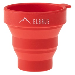 [FOLDCUP 130ML-RED-OS] Стакан ELBRUS FOLDCUP 130ML-RED