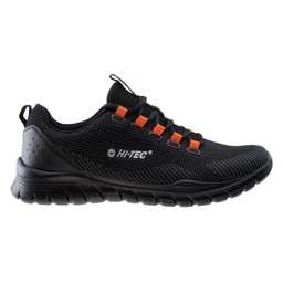 [HERAMI-BLACK/DARK GREY/ORANGE] Мужские повседневные кроссовки HI-TEC HERAMI-BLACK/DARK GREY/ORANGE