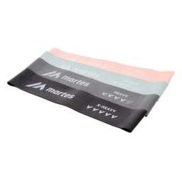 [LOOPEY-LGT PIN/PL BLU/DK GR/BK] Еластична стрічка для пілатесу MARTES LOOPEY-LGT PIN/PL BLU/DK GR/BK