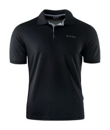 Поло спортивное HI-TEC SITE-BLACK/SILVER