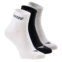 Носки лето HI-TEC CHIRE PACK-WHT/BLK/GREY MELNG