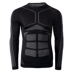 [BURAZ TOP-BLACK/GREY] Лонгслів HI-TEC BURAZ TOP-BLACK/GREY