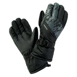 [ELIME-BLACK/GRAY PRINT] Рукавички гірськолижні HI-TEC ELIME-BLACK/GRAY PRINT