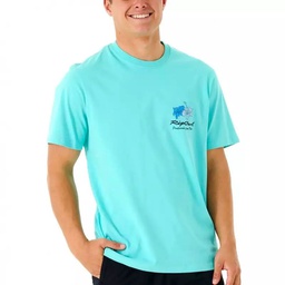 Чоловіча футболка Rip Curl POSTCARDS HIBISCUS TEE 03ZMTE-46