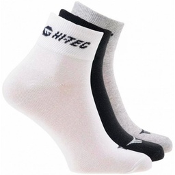 [CHIRE PACK II-WHIT/BLK/GRE MEL] Шкарпетки Hi-Tec CHIRE PACK II-WHIT/BLK/GRE MEL