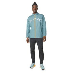 Чоловіча куртка для бігу Asics LITE-SHOW JACKET 2011C875-FOGG