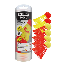 [490180] Волани для швидкісного бадмінтону Talbot Speedbadminton ballsortiment aerospeed 6pack 490180