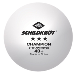 [608542-OS] Набір м'ячів для настільного тенісу Donic Schildkrot 3-Star Champion ITTF Poly 40+ 608542