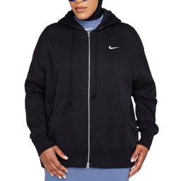 Жіноча толстовка Nike NS PHNX FLC FZ OS HOODIE DQ5758-010