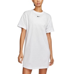 [DV7882-100] Жіноча сукня Nike W NSW ESSNTL SS DRESS TSHRT DV7882-100