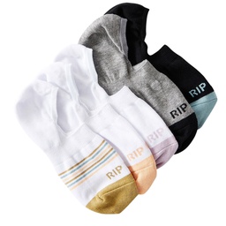 [006WSO-3282-OS] Жіночі шкарпетки Rip Curl Invisible Sock 5 Pack Multico 006WSO-3282
