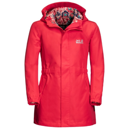 Вітровка дитяча Jack Wolfskin HIDDEN FALLS JACKET GIRLS ORATI JRB-BLACK INK/ANTHRACITE