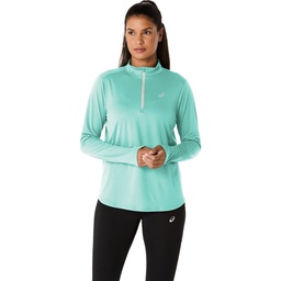 Жіноча футболка ASICS CORE 1/2 ZIP LS TOP 2012D325-400