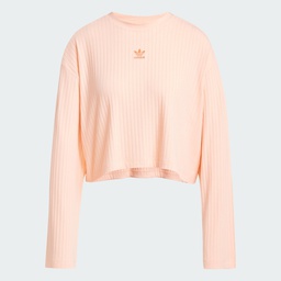 Жіночій укорочений лонгслів Adidas Essentials Wide Rib Originals JD5122