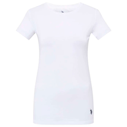[66002 WHITE] Футболка женская U.S. POLO ASSN 66002