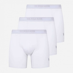 [80454Y WHITE] Трусы мужские боксеры набор 3 шт. U.S. POLO ASSN 80454Y