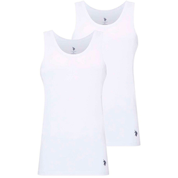 [80189 WHITE ] Комплект мужских маек 2 шт. U.S. POLO ASSN 80189