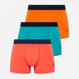 [80170 MINT+CORAL+ORANGE] Труси боксери чоловічі набір 3 шт. U.S. POLO ASSN 80170