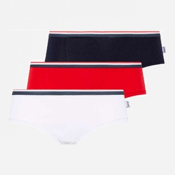 [66272 WHITE+NAVY+RED] Труси-сліп жіночі набір 3 шт. U.S. POLO ASSN 66272