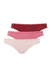 [66244 ROSE+BEIGE+BURGUNDY] Труси жіночі набір 3 шт. U.S. POLO ASSN 66244