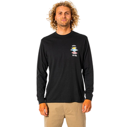 Футболка длинный рукав Rip Curl SEARCH ICON L/S TEE CTESF9-90